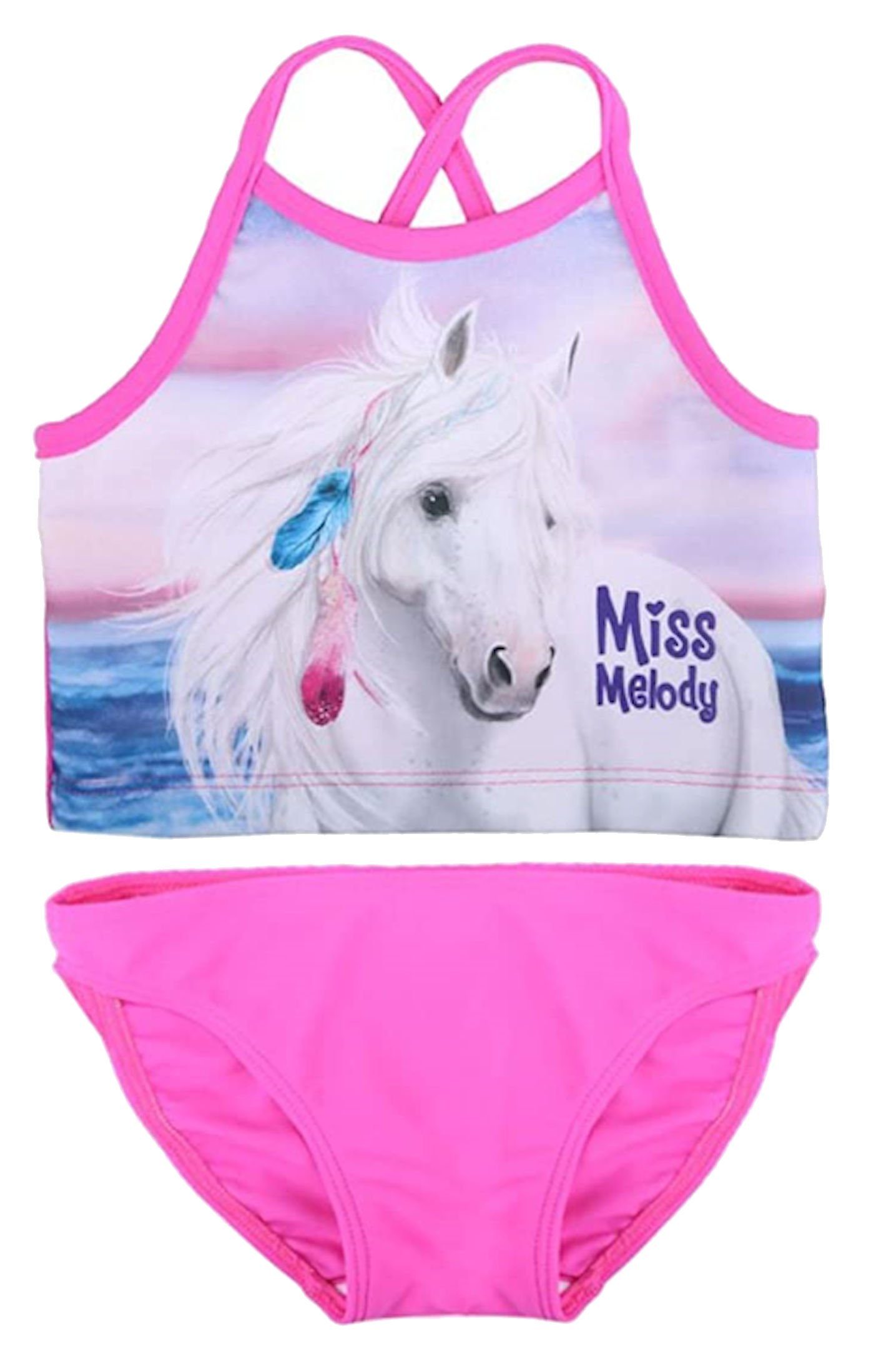 Miss Melody Tankini Miss Melody Tankini 2tlg. Badeanzug Bikini rosa (Set)