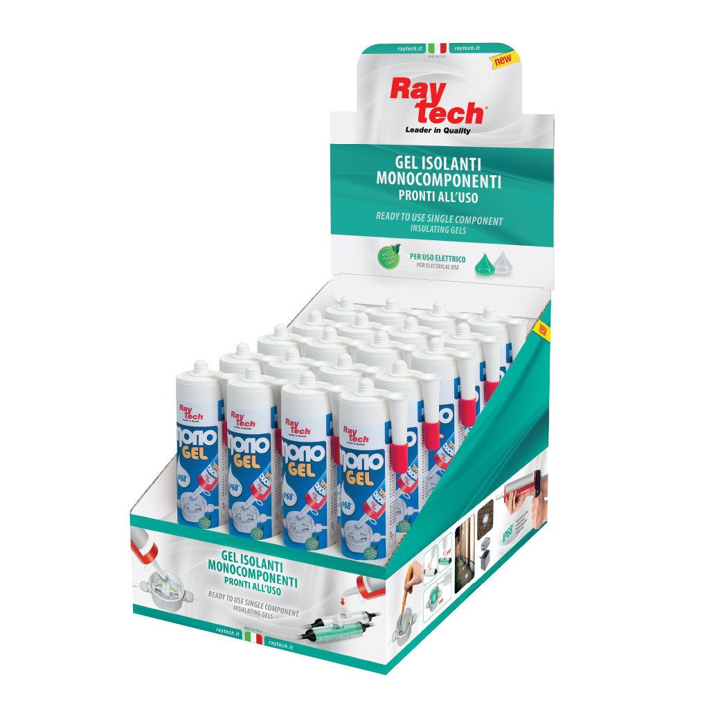 Raytech Gel-Verbindungsmuffe Monogel gebrauchsfertiges transparentes Einkomponenten-Gel 300ml