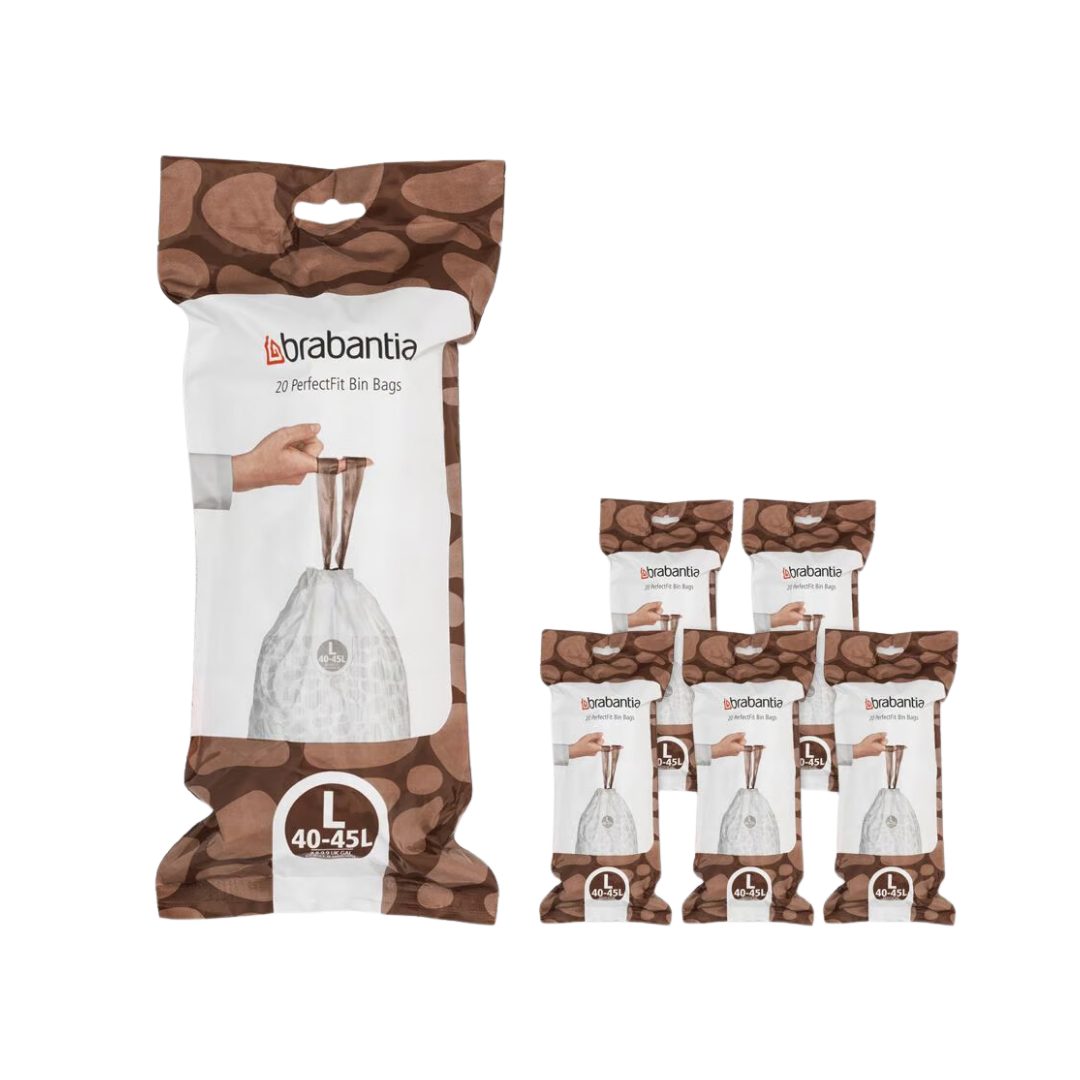 Brabantia Müllbeutel PerfectFit Müllbeutel 40-45 L (L) 120 Stk