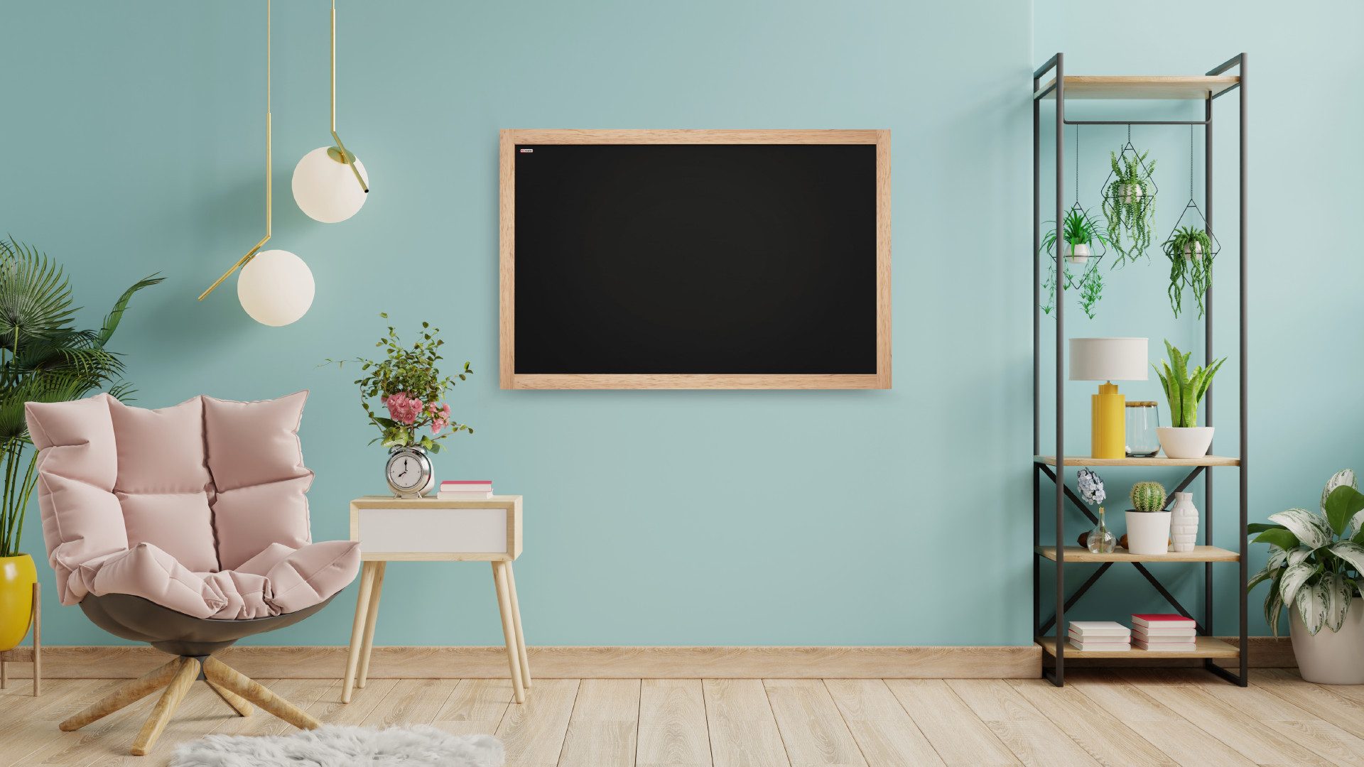 ALLboards Tafel Kreidetafel mit naturlackierten Holzrahmen günstig online kaufen