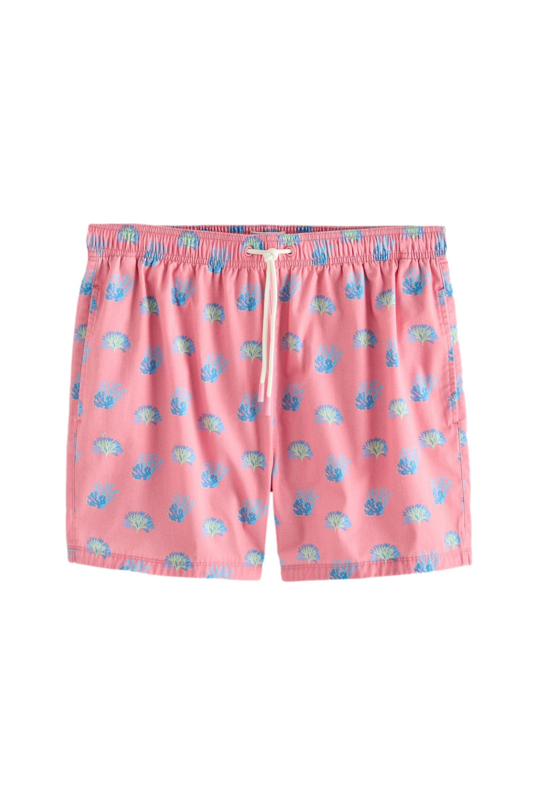 Next Badeshorts Badeshorts mit Wellenmuster und Baumwolle (1-St)