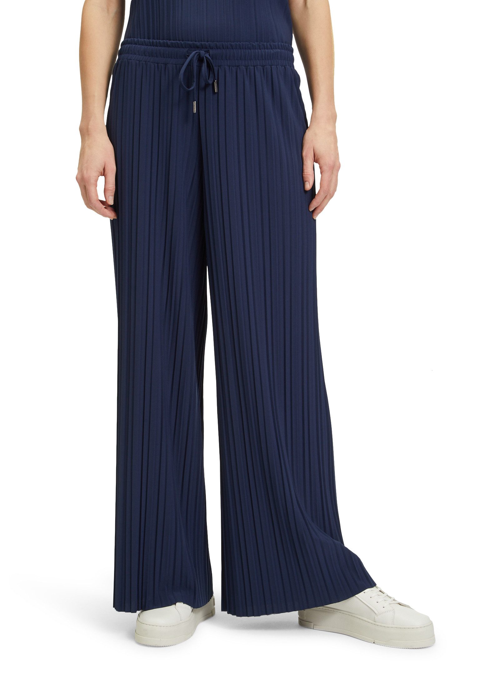 Betty&Co Stretch-Hose Damen mit Plissee Plissee