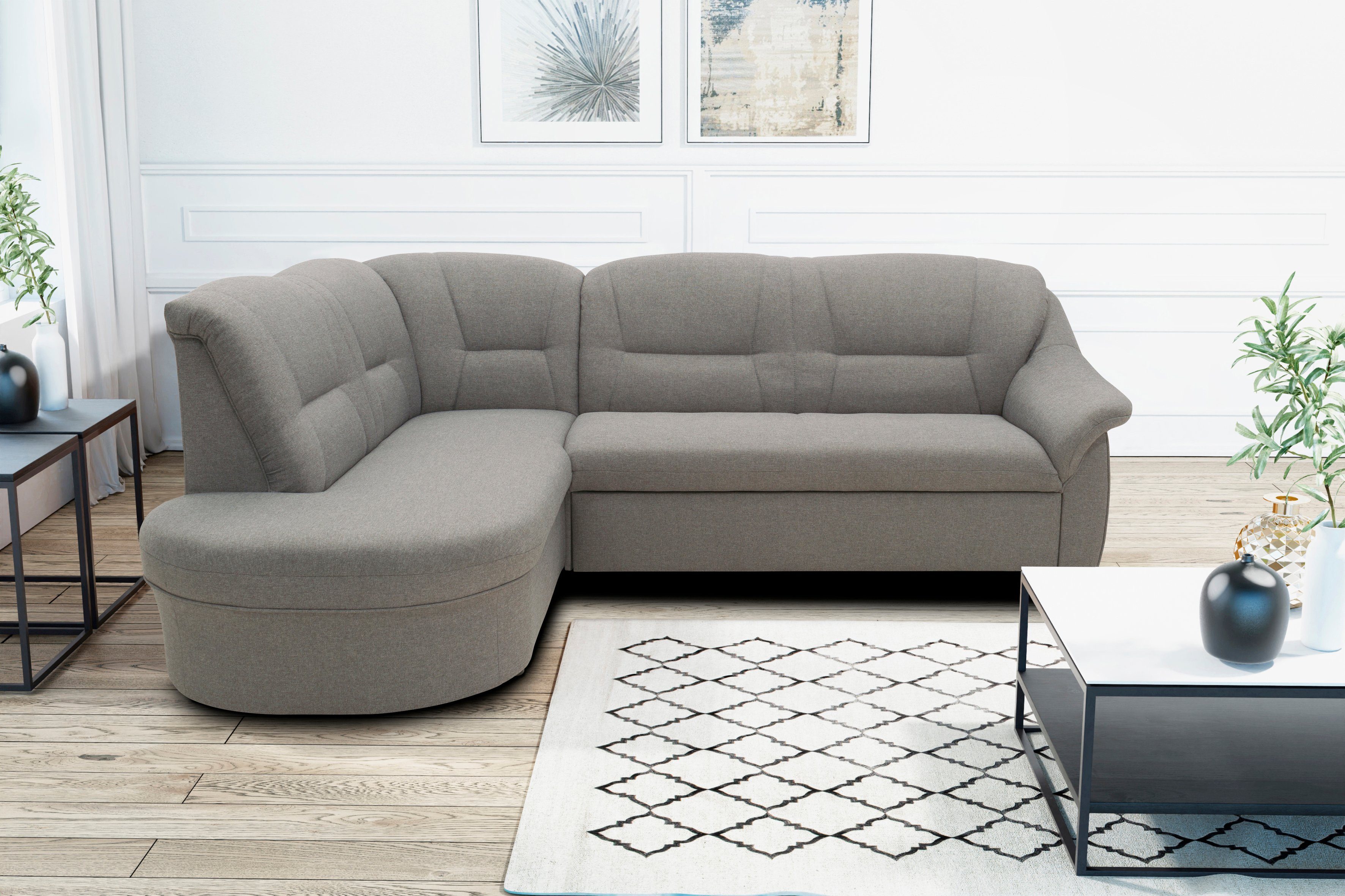 DOMO collection Ecksofa Faenza für kleine günstig online kaufen