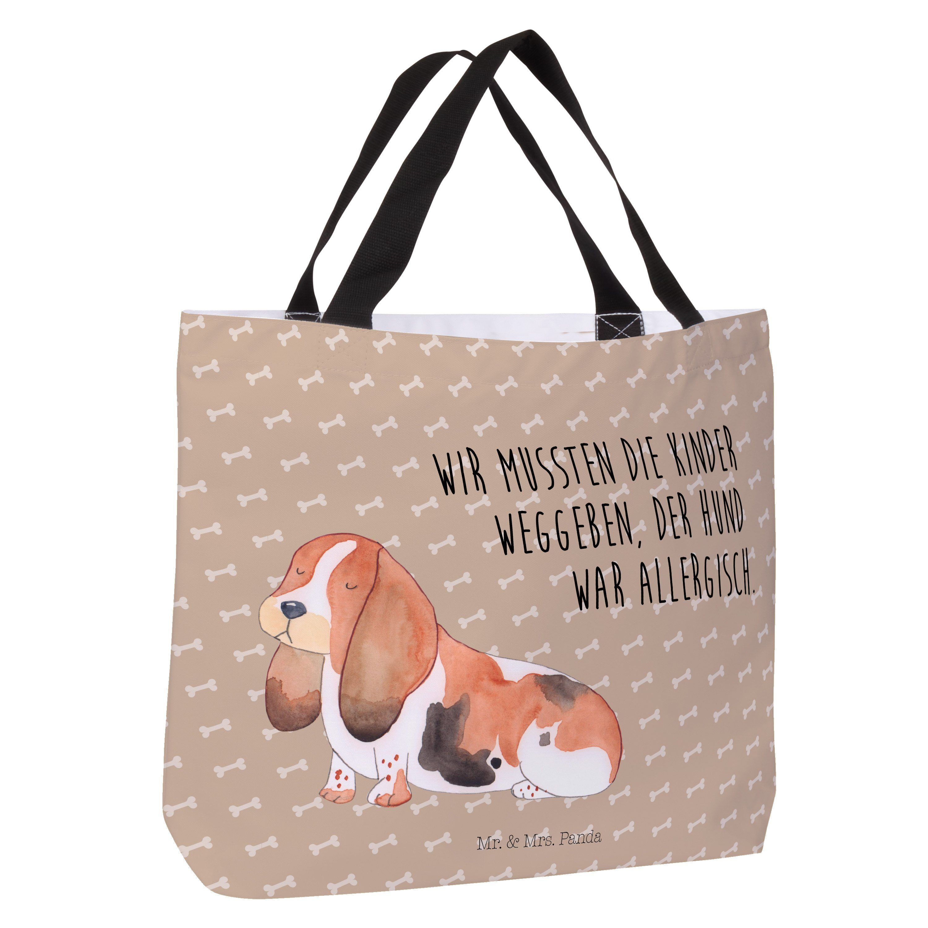 Ei - (1-tlg) Wauwau, Hound kinderlos, Mr. - & süß, Shopper Hundeglück Basset Panda Mrs. Hund Geschenk,