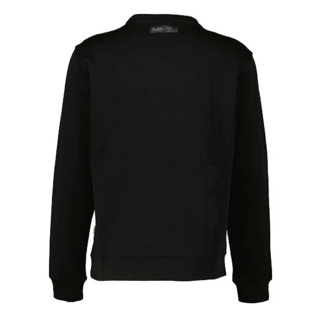 PLEIN SPORT Sweatshirt Plein Sport Herren Crew Neck Sweatshirt, Schwarz. mit Rundhalsausschnitt