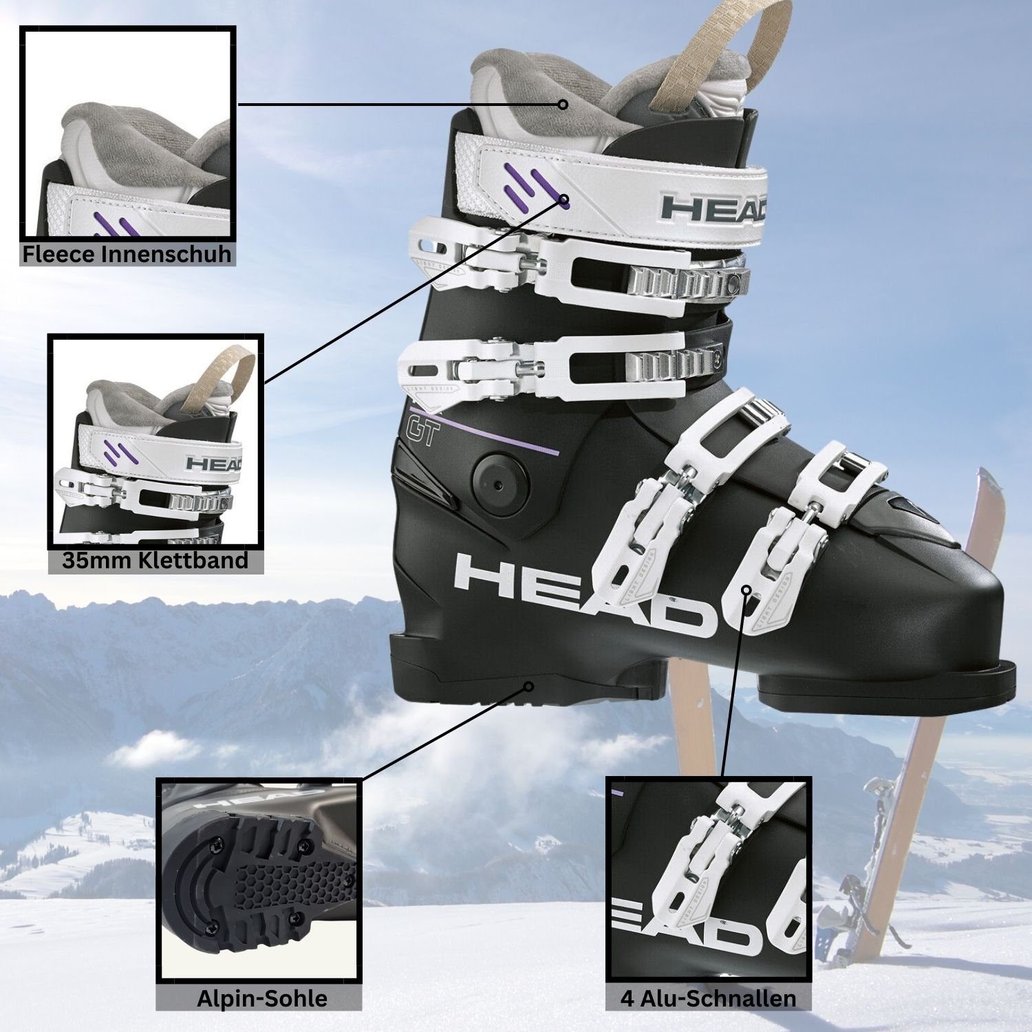 Head Skischuh Head Skischuhe Damen FX GT W Flex 50 schuhe