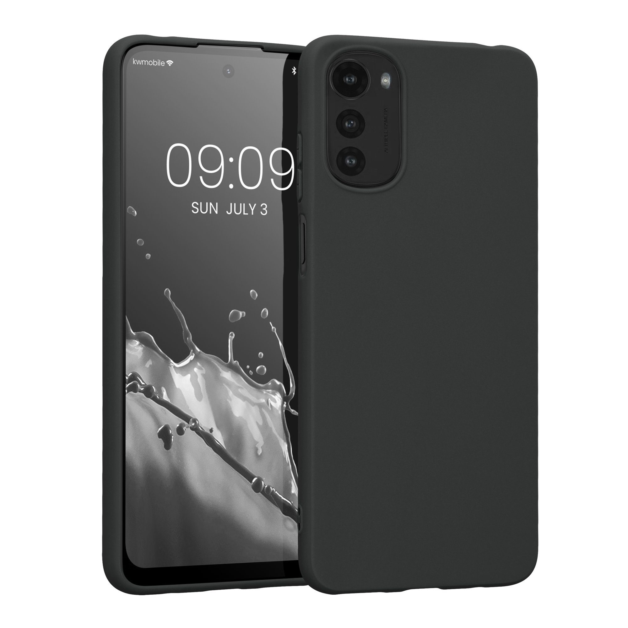 Coque Pour Motorola Moto E32/E32S 2 X Film Protection D'écran En Verre Trempé - Transparent TPU - Foto 8