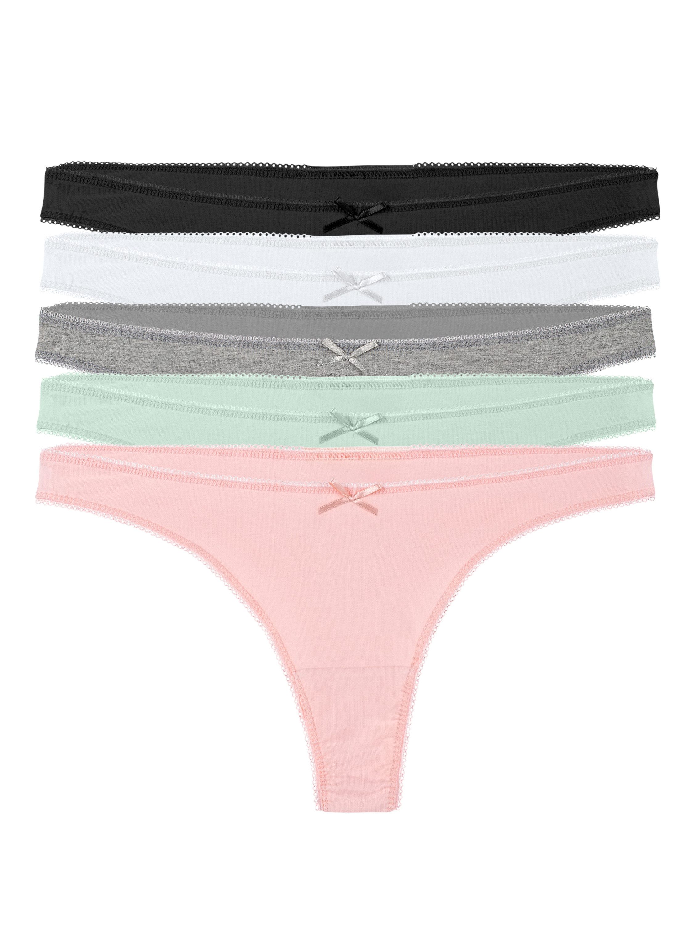Yenita® String (5-St) in weicher Baumwoll-Stretchqualität