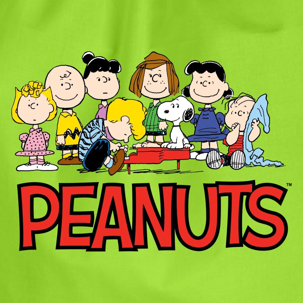 Spreadshirt Turnbeutel Peanuts Snoppy Und Friends Turnbeutel (1-tlg)