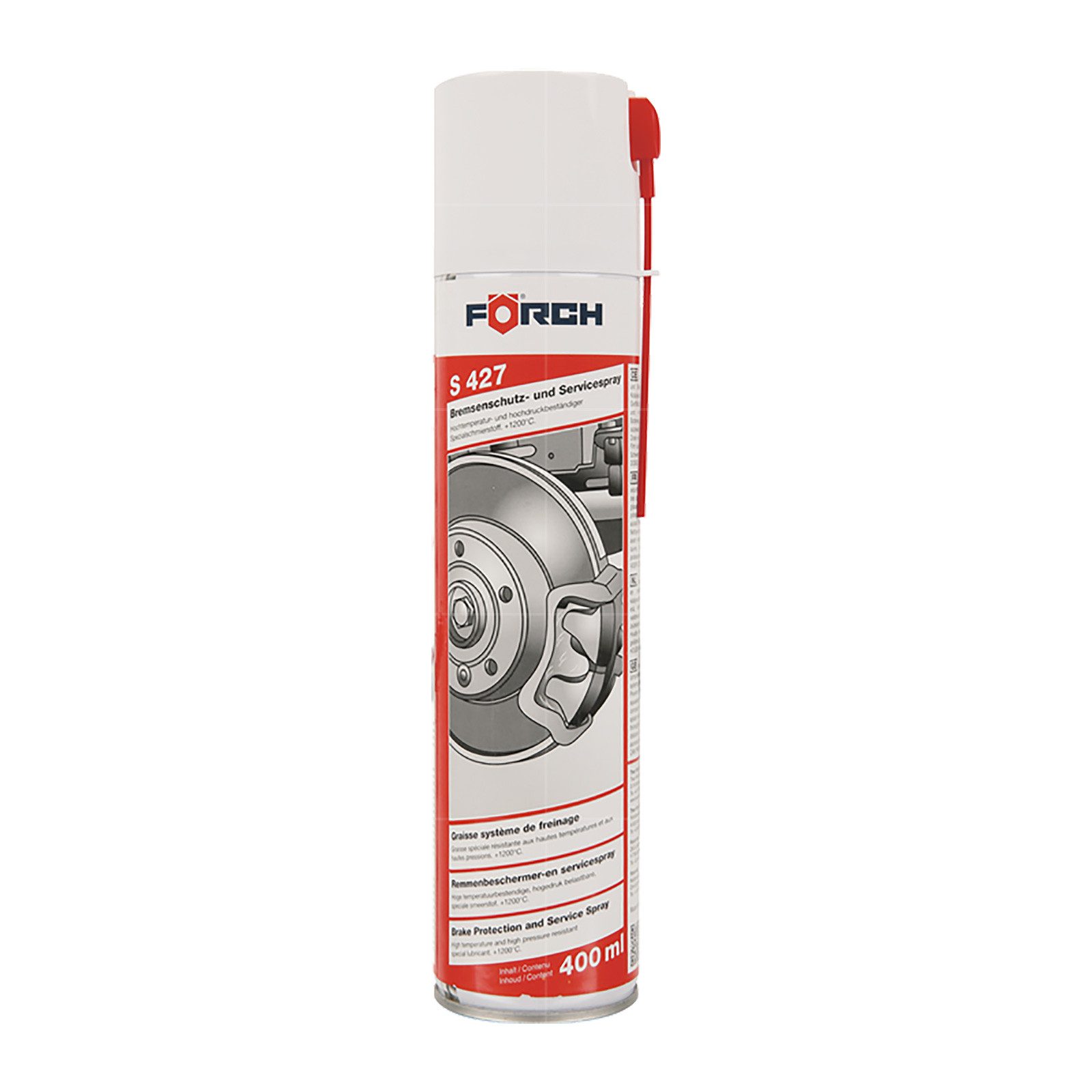 FÖRCH S427 Bremsenschutz- und Servicespray - 0.4 Ltr Bremsenreiniger