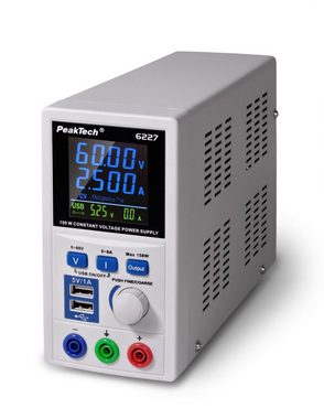 PeakTech PeakTech P 6227: DC Schaltnetzgerät, 0-60V, 0-6A, 150W max Labor-Netzteil