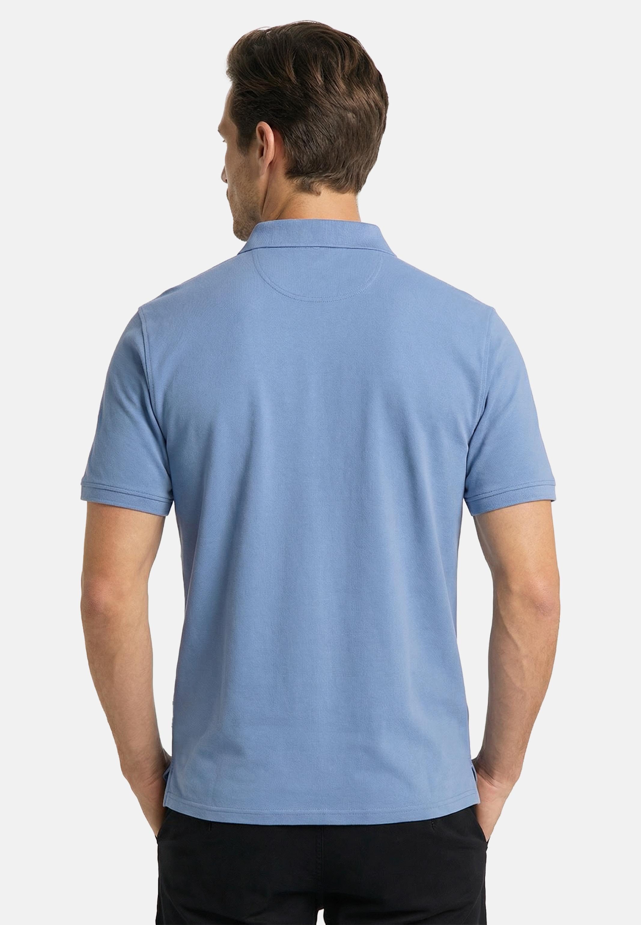 CASAMODA Poloshirt Basic (1-tlg) Poloshirt - Baumwolle - Atmungsaktiv - Kleurcontrasterende knoppen