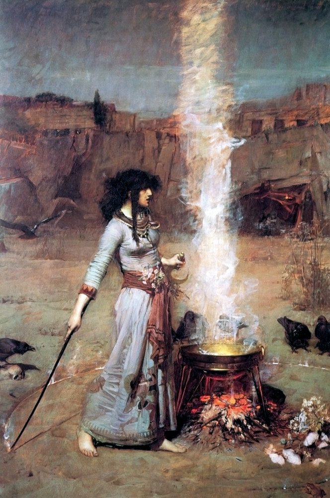 1art1 Poster John William Waterhouse Kunstdruck Bild - Der Magische