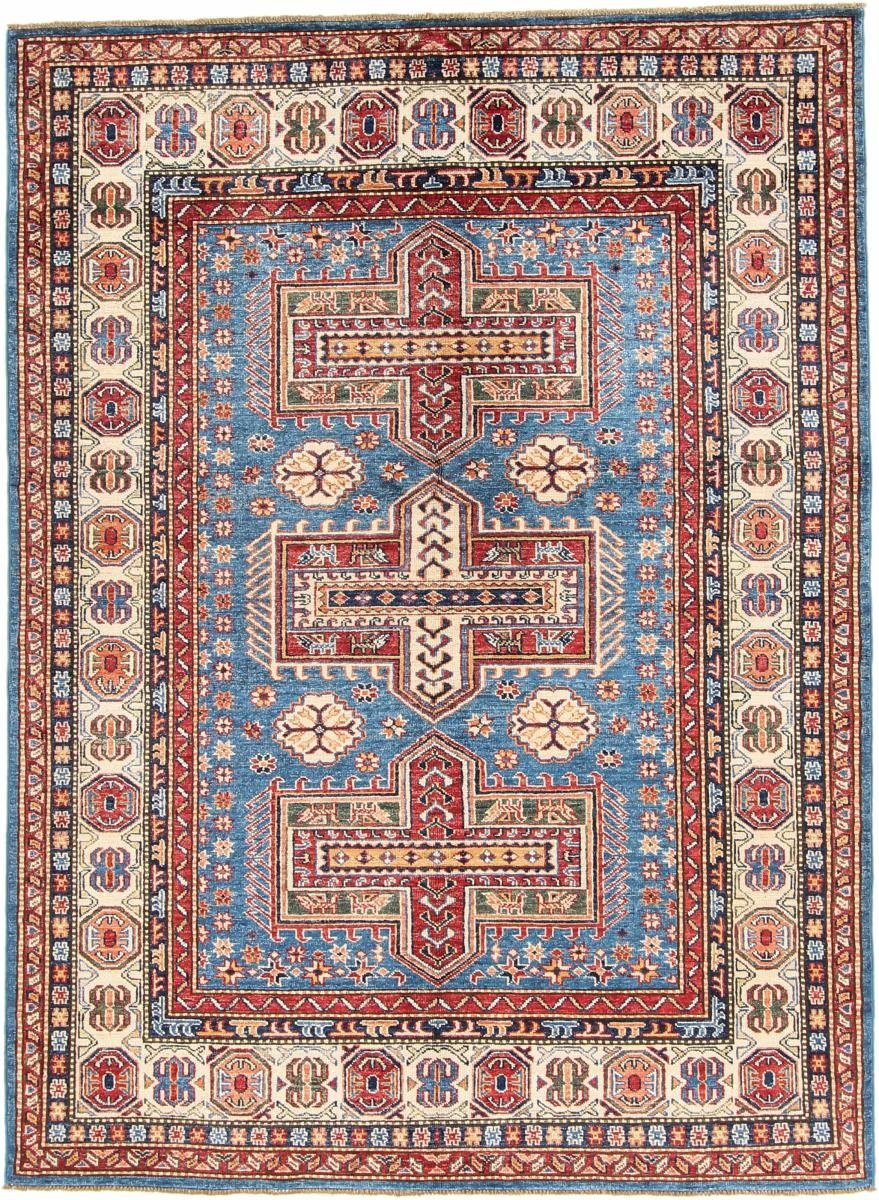 Orientteppich Super Kazak 148x201 Handgeknüpfter Orientteppich, Nain Trading, rechteckig, Höhe: 5 mm