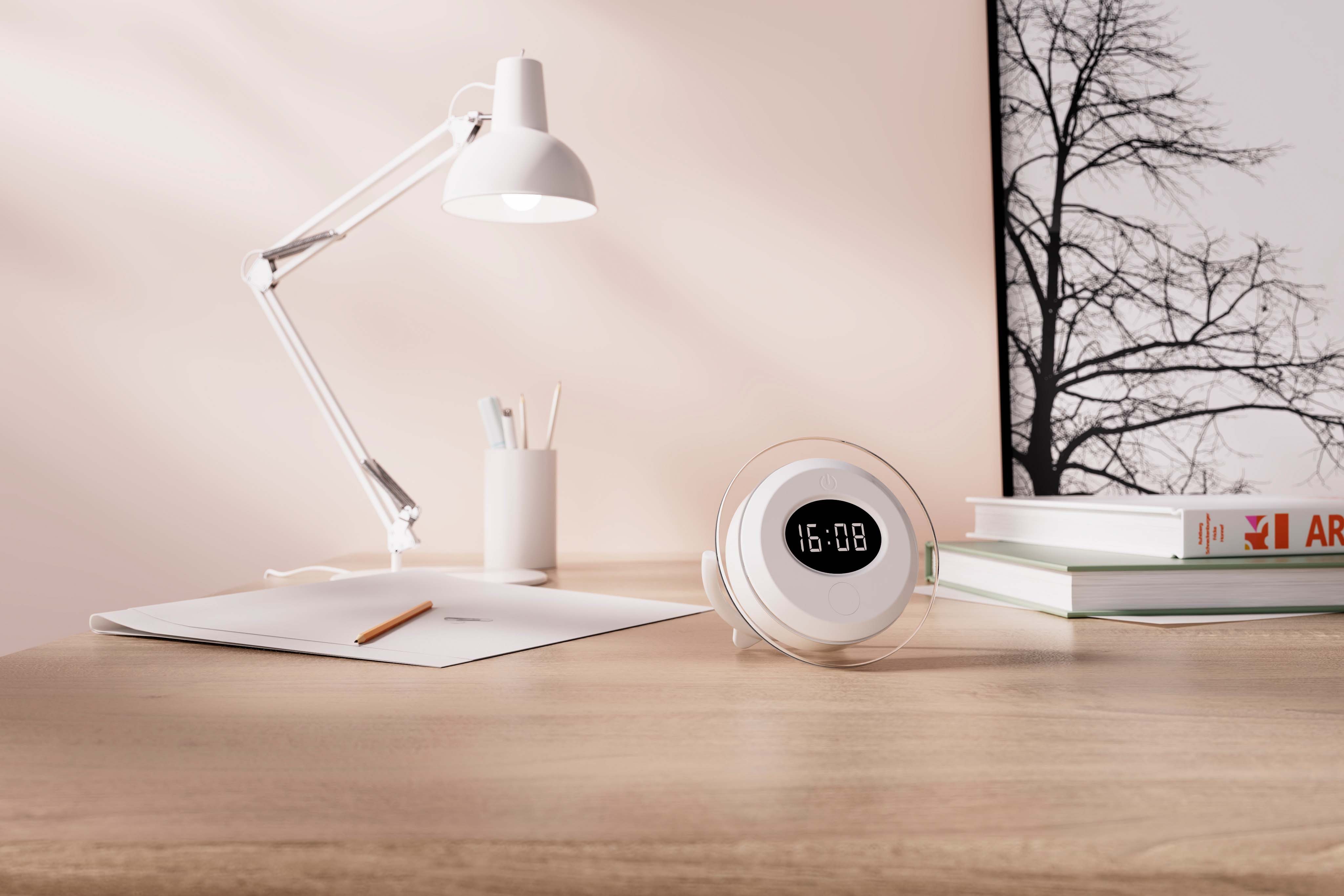 Northpoint LED Nachtlicht Digitaluhr Bewegungsmelder Nachtlicht Touch 500mAh Akku – Bild 4 von 4