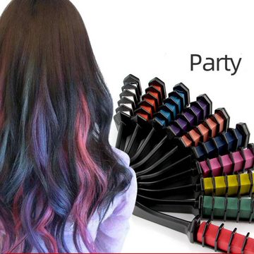 PRECORN Haarkreide Temporäre Haarfarben für Kinder Mädchen Fasching Geburtstag 10 Farben