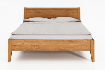 byoak Bett ODYS 90 x 220 aus Massivholz, mit Holzkopfteil, Naturgeölt