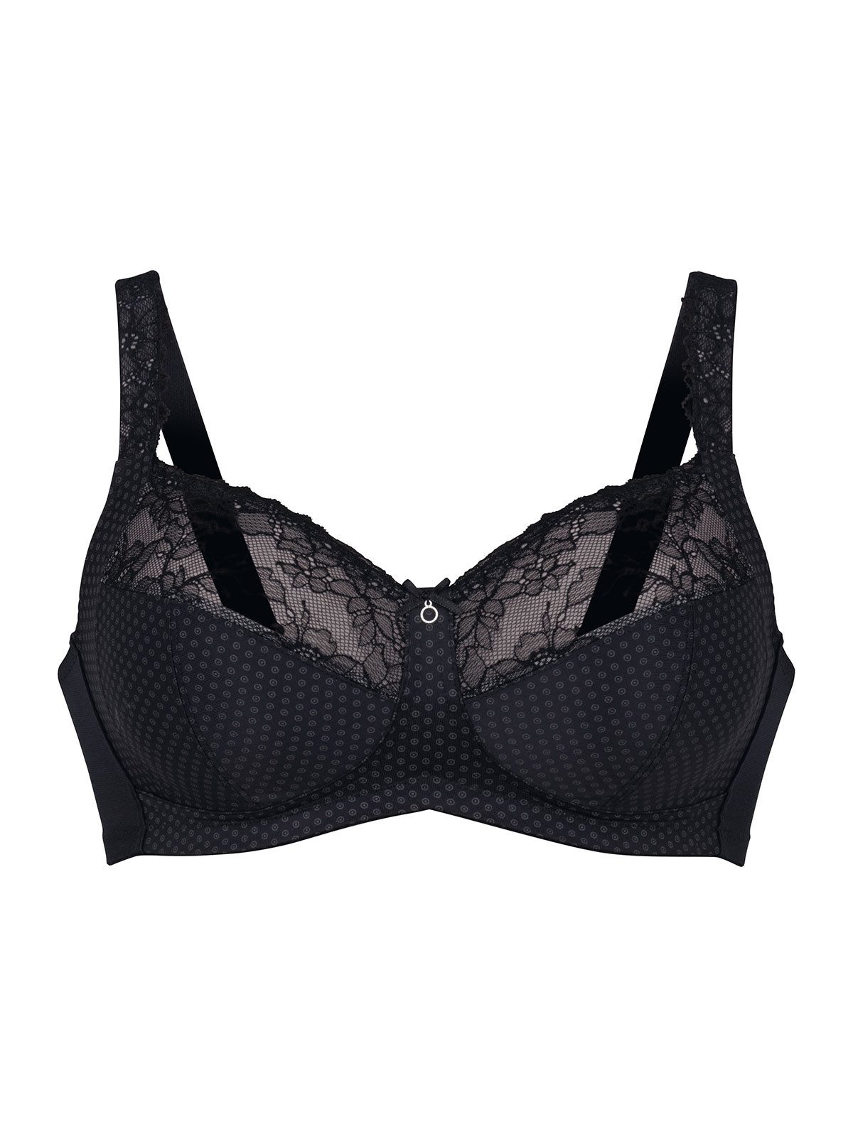Rosa Faia Soft-BH Soft BH Eloise (Stück, 1-tlg) 3-teilige Schnittführung, Floral, Materialmix