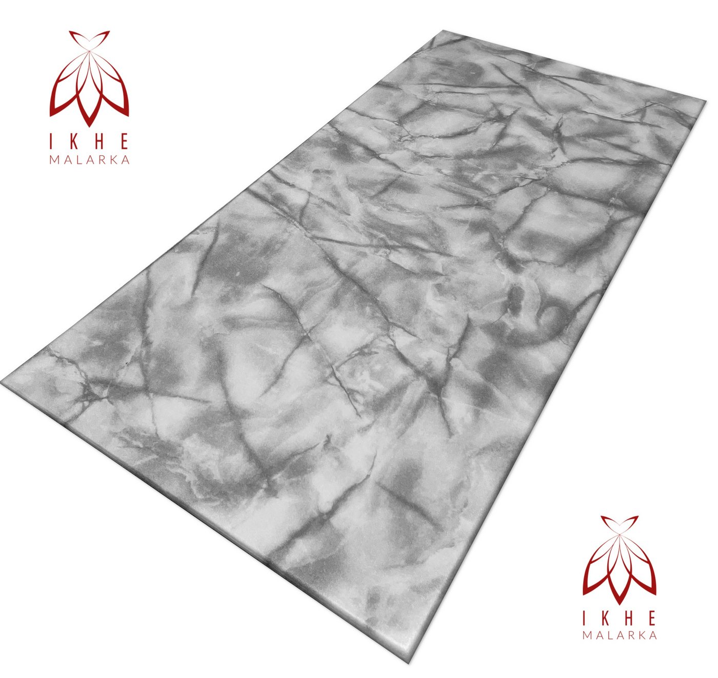 Thumbnail - IKHEMalarka 3D Wandpaneel Betonoptik Marmor Ziegel aus Polystyrol Styropor XPS, BxL: 50,00x100,00 cm, 0,50 qm, (1 Stück,...