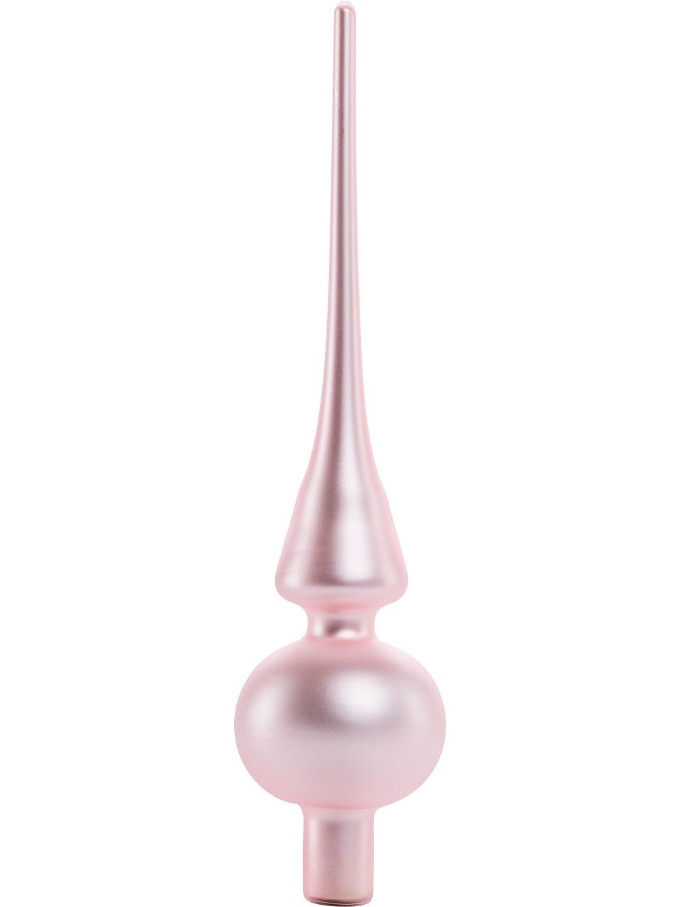 Rosa Weihnachtsbaumspitze Als Schneeflocke Mit Glitzer – 20,5 X 19 Cm, Bruchsicher Aus Kunststoff