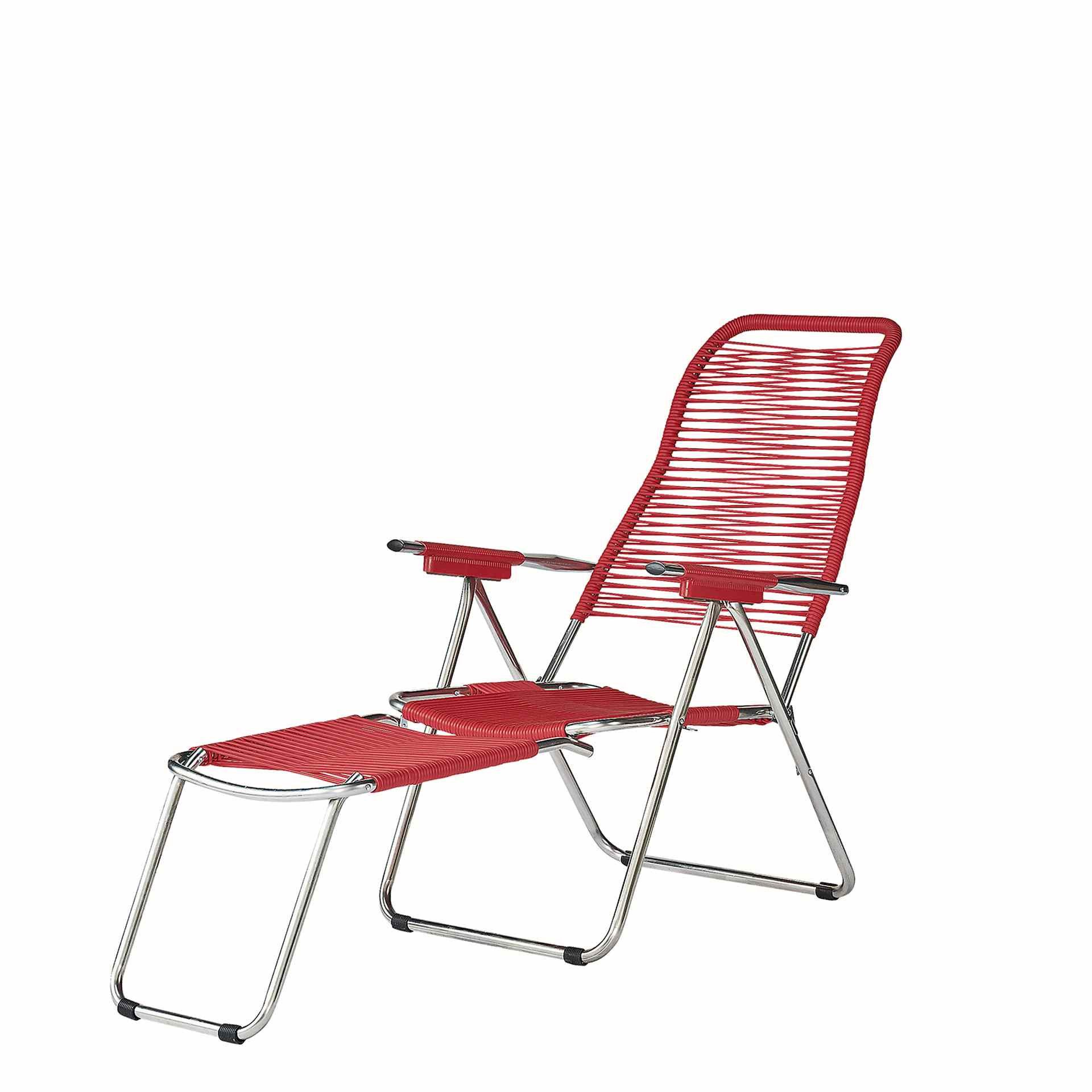 Fiam Gartensessel Spaghetti aus Aluminium, Rot günstig online kaufen