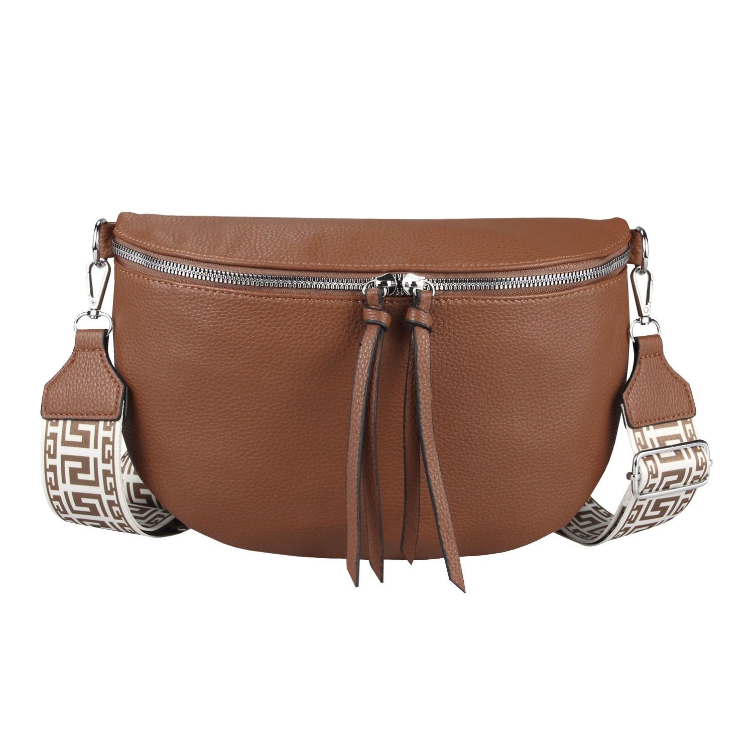 ITALYSHOP24 Bauchtasche Damen Brusttasche Gürteltasche CrossBody, günstig online kaufen