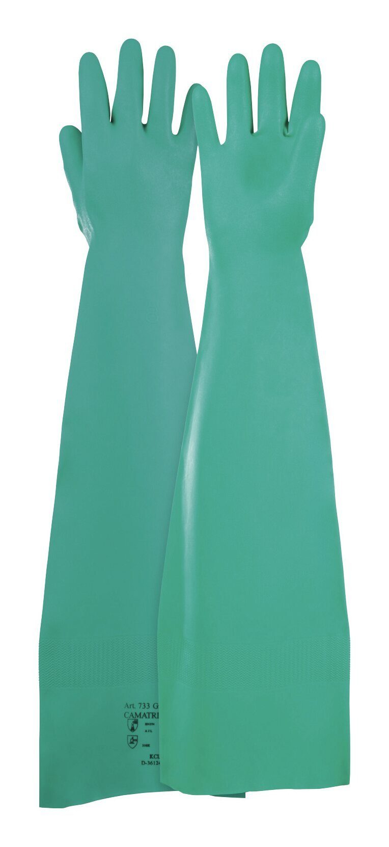 KCL Chemikalien-Schutzhandschuhe Handschuh Camatril 733, 600 mm, Размер 11, grün