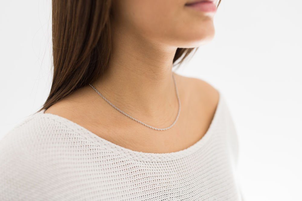 Materia Silberkette Damen Silber Doppel-Ankerkette 2mm günstig online kaufen