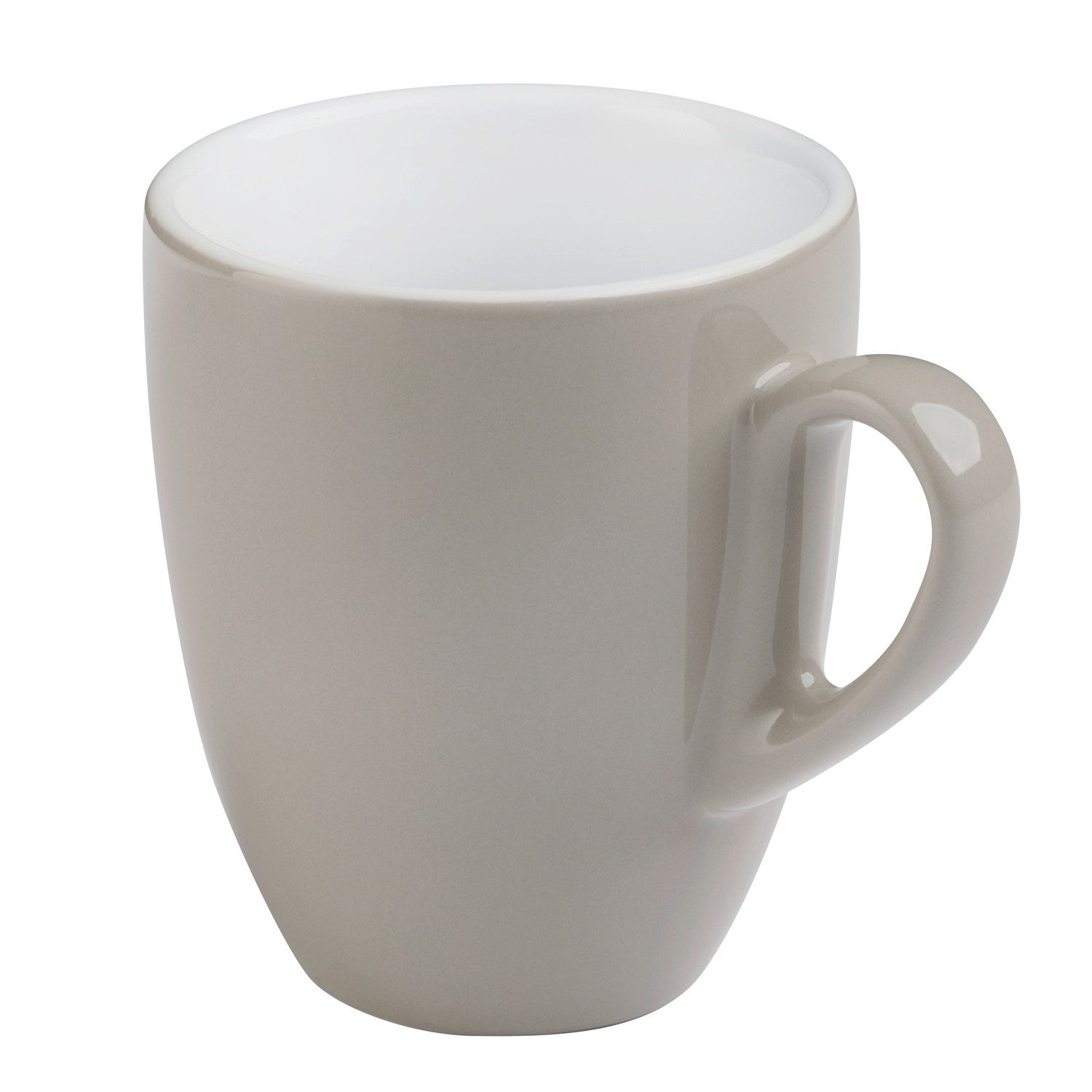 APS Tasse SNUG, 6-tlg., Porzellan, Ø 8,5 cm, H: 10 cm, 330 ml, Porzellan, Griff: 3 cm