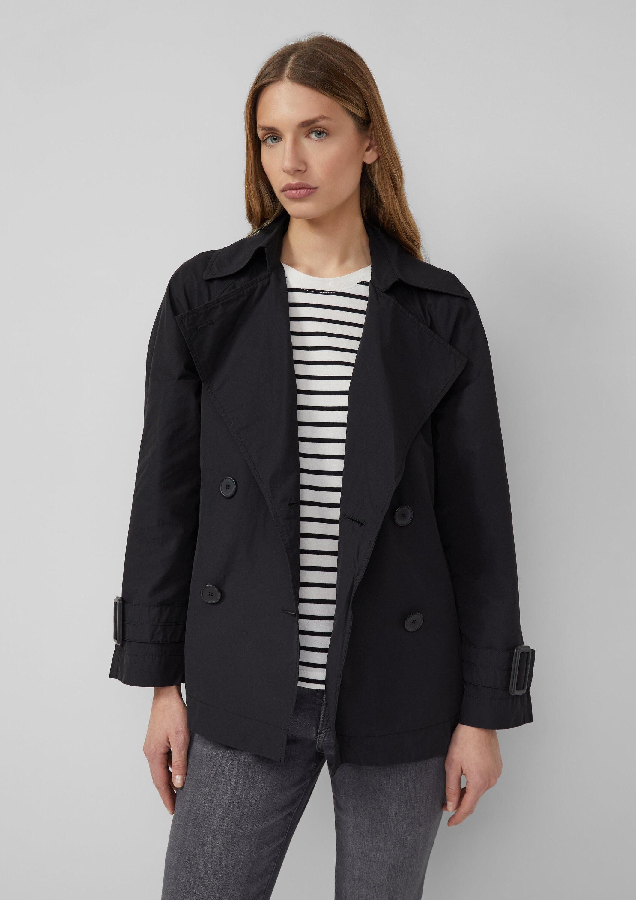 s.Oliver Funktionsjacke Outdoor-Jacke Cabanjacke im Relaxed Fit mit abgerun günstig online kaufen