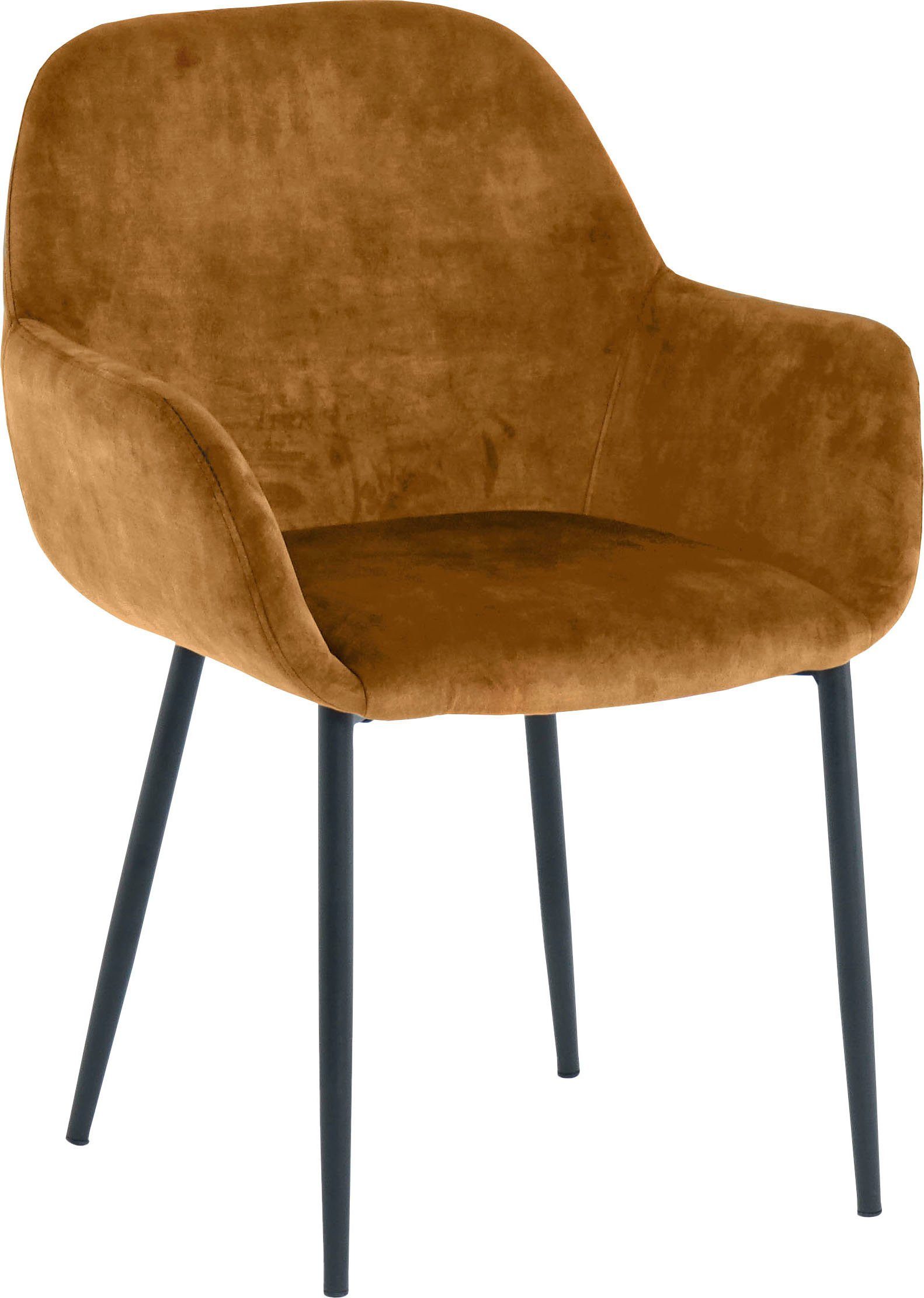 SIT Armlehnstuhl (Set, 2 St), glamouröser Bezug in Samtoptik