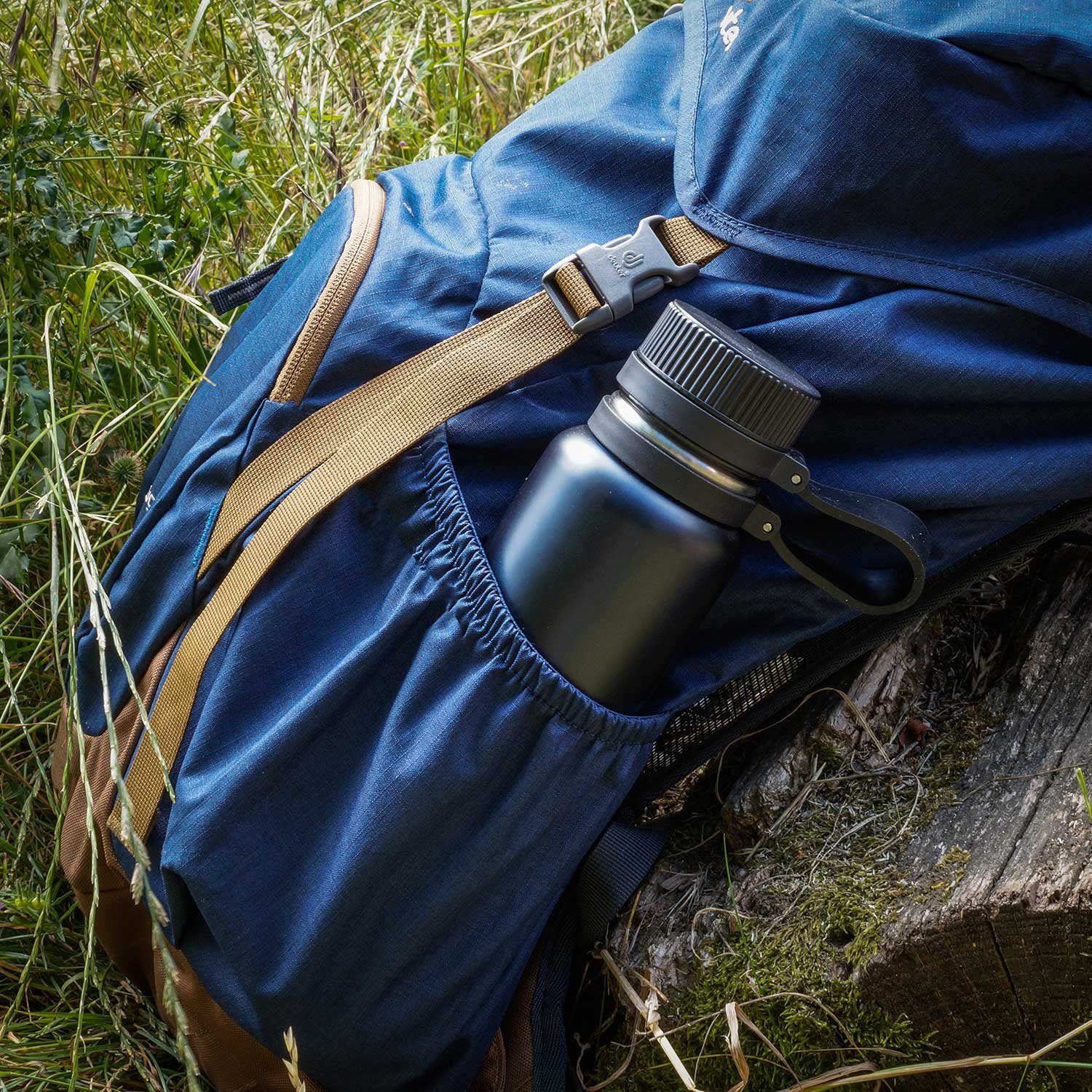 Lurch Isolierflasche Isolier-Flasche EDS Outdoor nachtblau große 0,5l / Öffnung kalt, warm