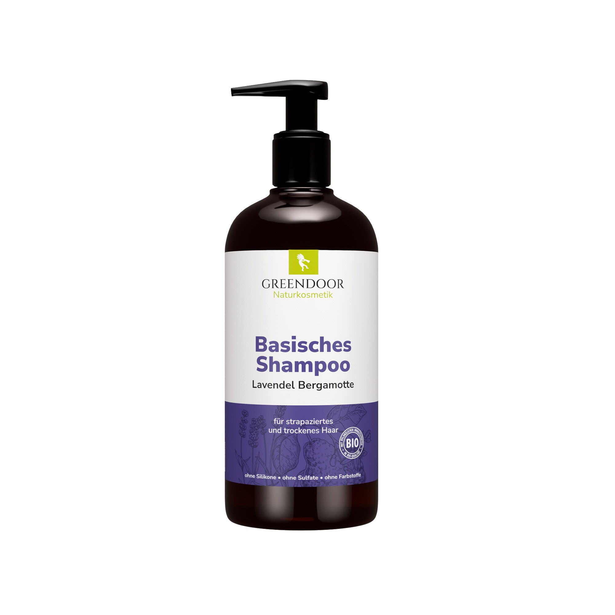 GREENDOOR Duschgel Basisches Shampoo Lavendel Bergamotte