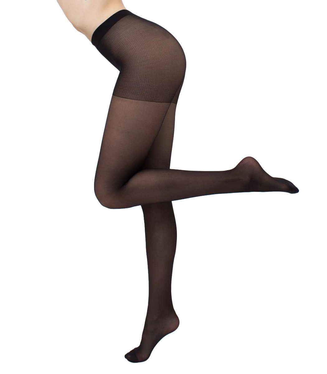 GIULIA Stützstrumpfhose Damen RELAX 30 DEN 30 DEN (Packung 1 St. 1er-Pack) Alltagshelfer