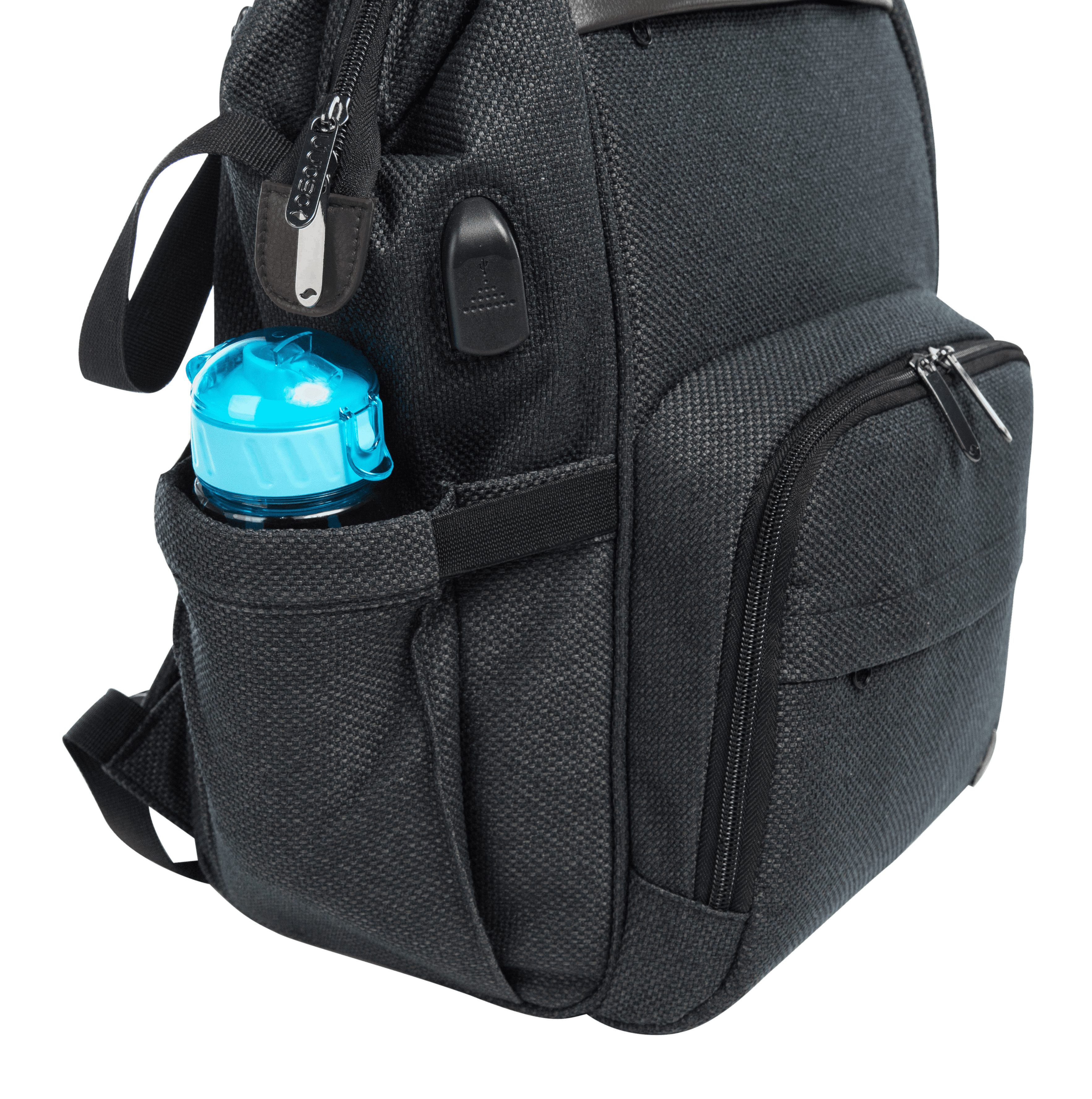 Osann Chrome Wickeltasche mit Wickelrucksack Wickelrucksack Handyport Backpack,