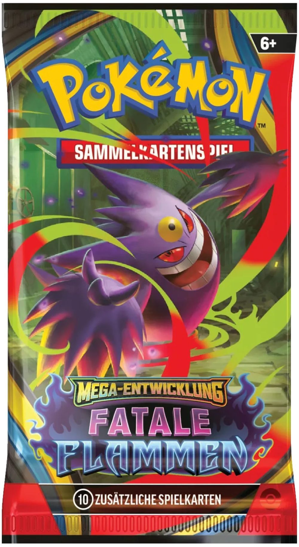 The Pokémon Company International Sammelkarte Pokemon Fatale Flammen Booster deutsch