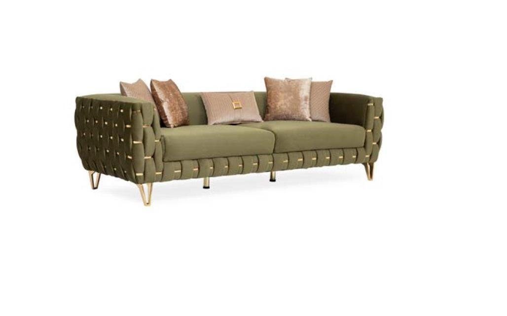 Garnitur Luxus Möbel Couch Sofa Set Sofagarnitur Sofa 3tlg. JVmoebel