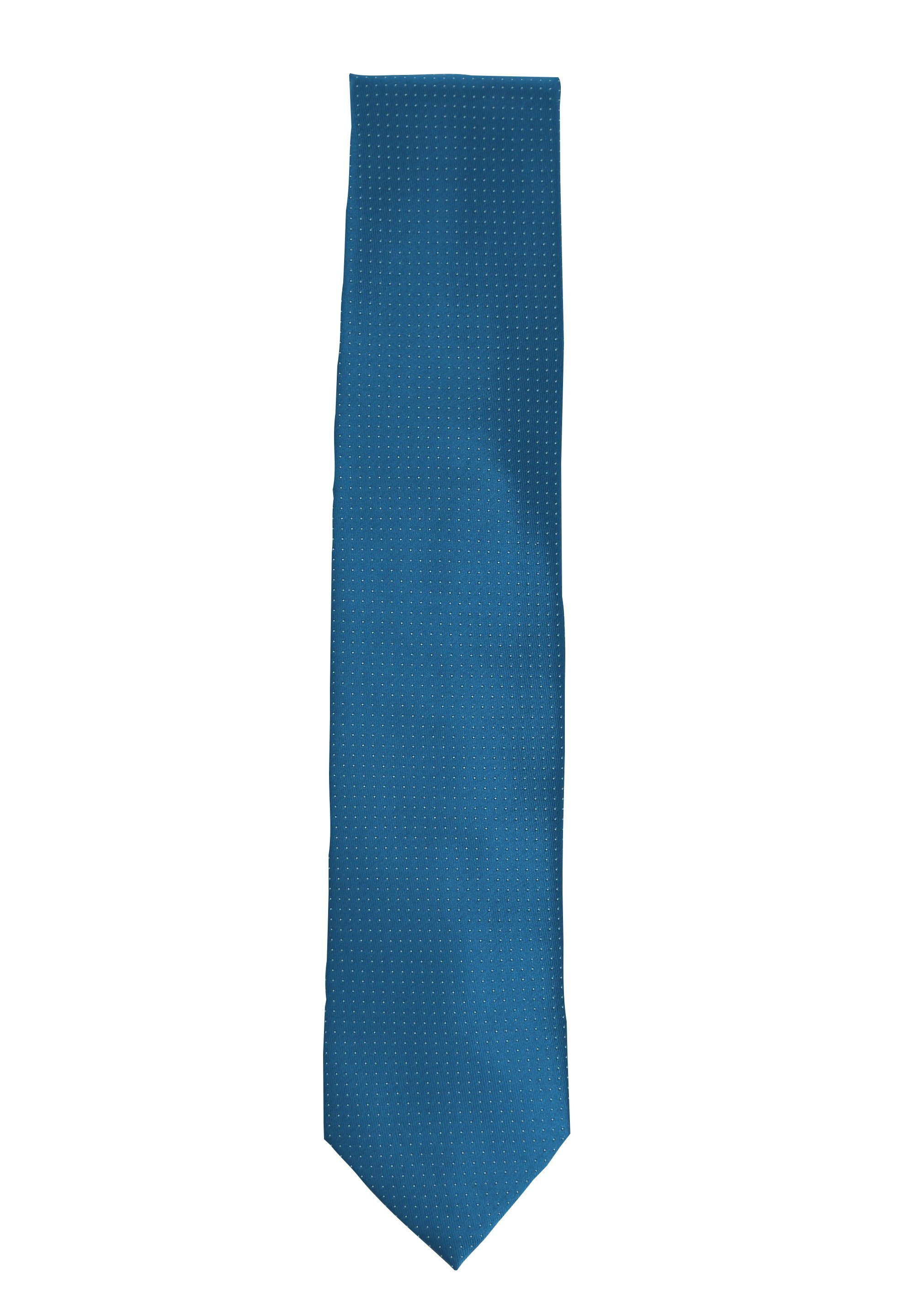 Gepunktet) mit Breite (Grün) Punkten 8cm (ohne Box, Krawatte (8cm), Schlips Farini Fabio Herren Petrol Krawatten Breit - in verschiedene