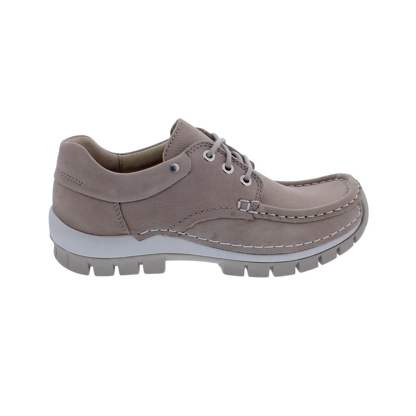 Wolky Fly, Antique nubuck, Safari-Beige, Halbschuh 0470111-125 Schnürschuh