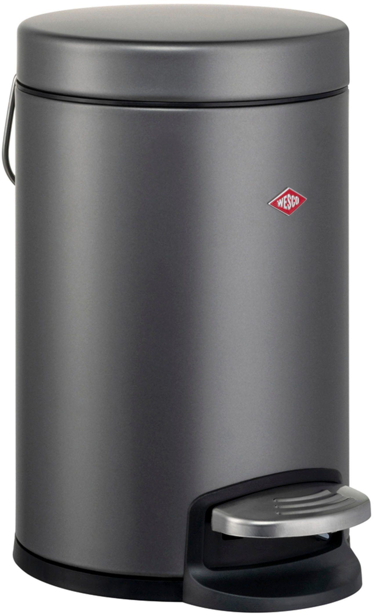 WESCO Kosmetikeimer Bathboy, Tretabfallsammler mit Dämpfer, 3 Liter