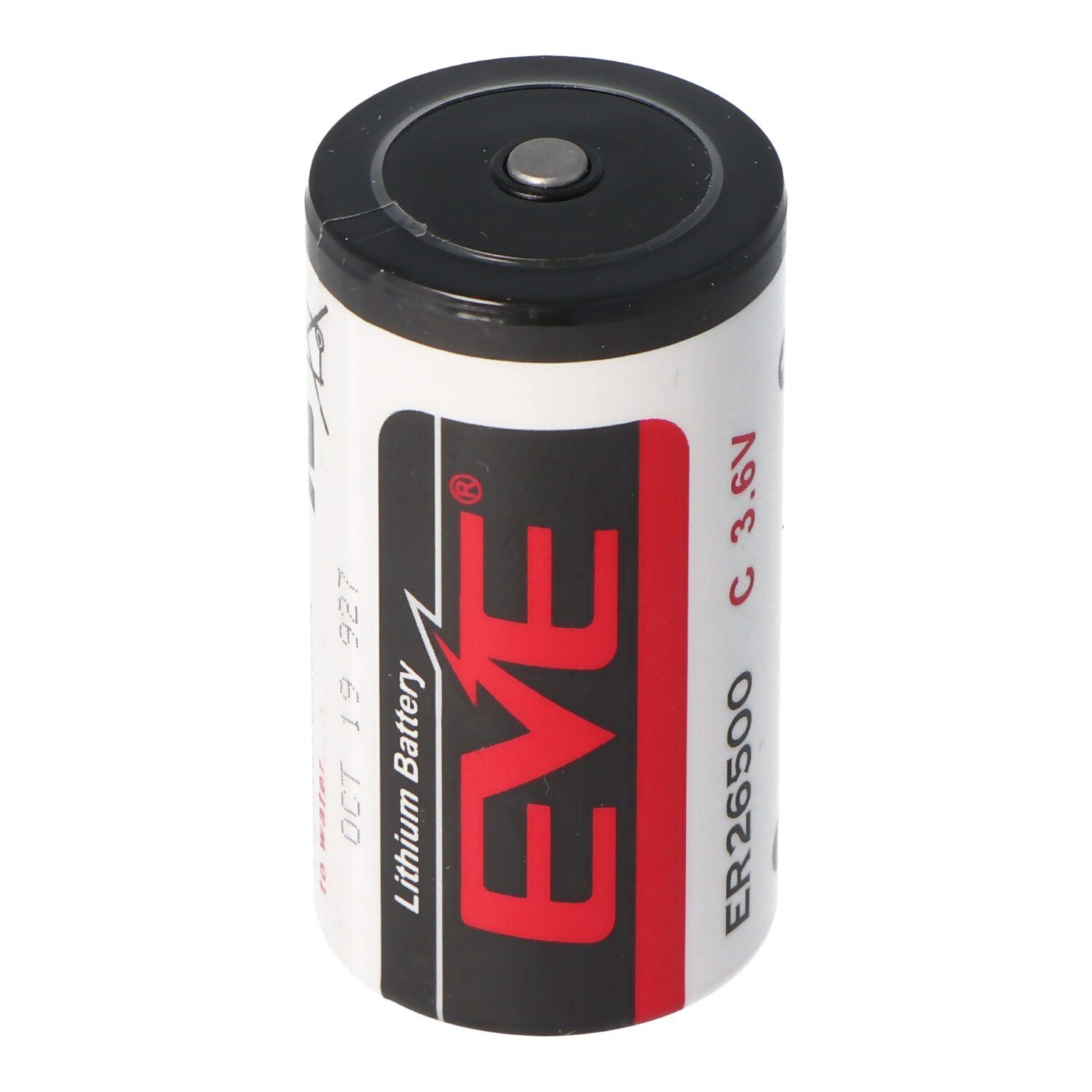 EVE ER26500 Lithium Batterie C Size Bobbin ER 26500, 3,6 Volt 8500mAh mit Batterie, (3,6 V)