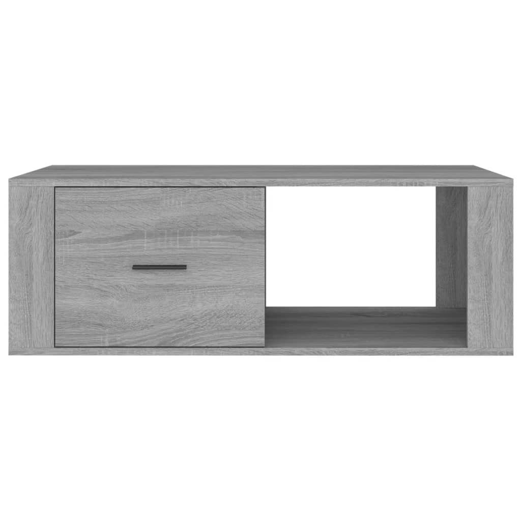 Sonoma Grau 100x50,5x35 Couchtisch Grau | Couchtisch Holzwerkstoff Grau (1-St) cm vidaXL Sonoma Sonoma