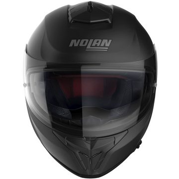 NOLAN Motorradhelm Nolan N80-8 Classic N-Com Matt Schwarz Integralhelm XS