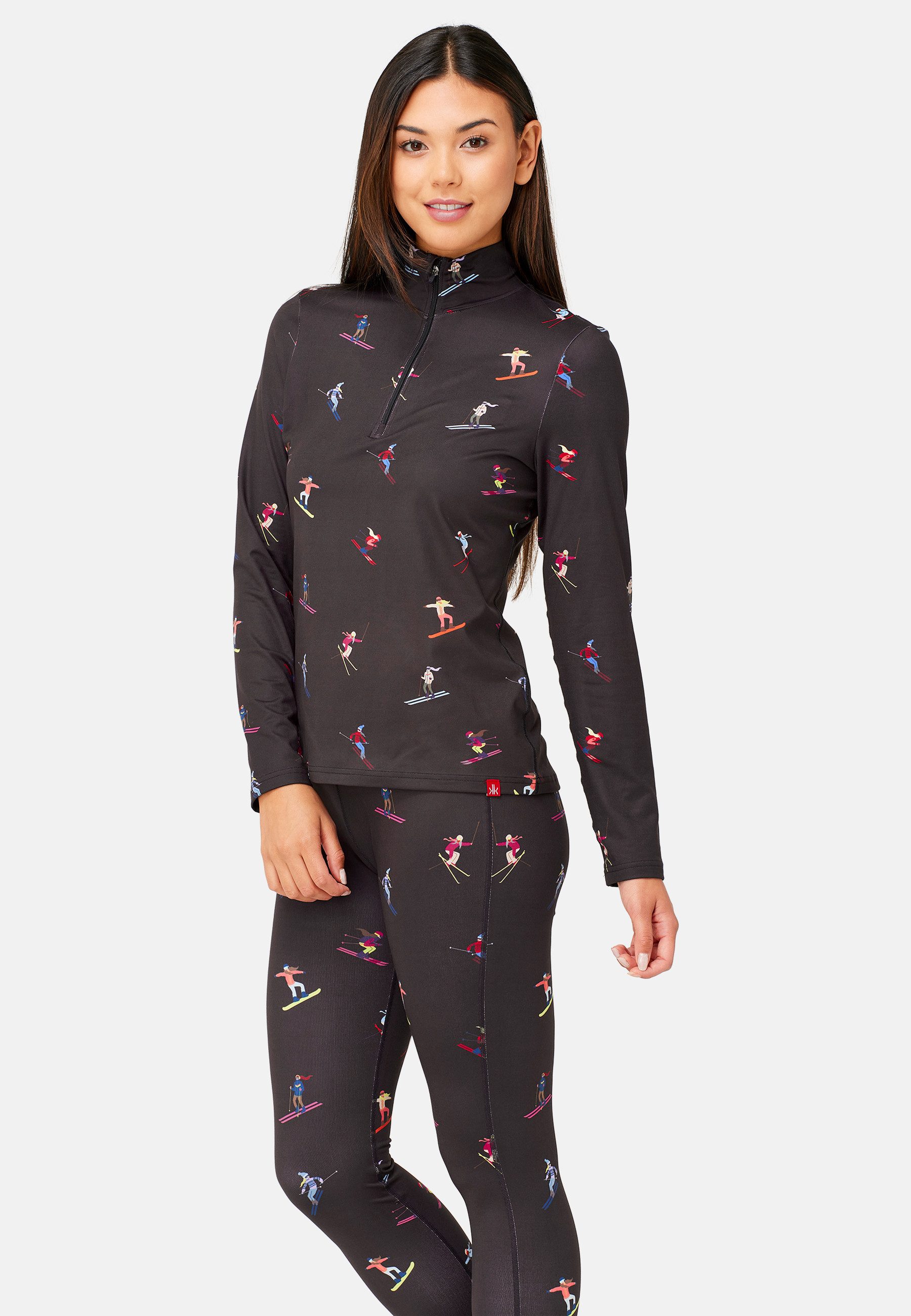 Krimson Klover Langarmshirt Multi Skiers (1-tlg)