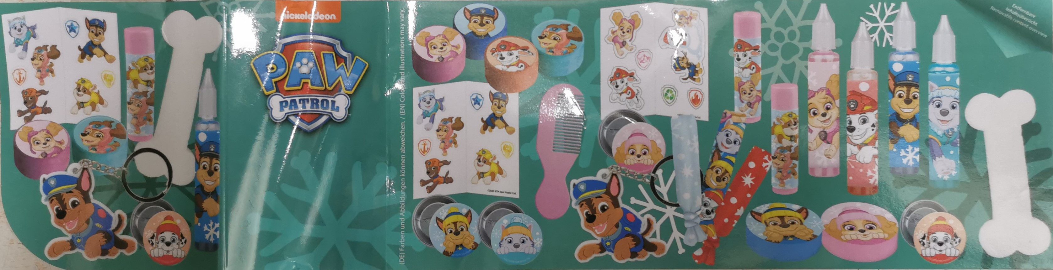 PAW PATROL Adventskalender Paw Patrol Bath & Fun Calendar (24-tlg)