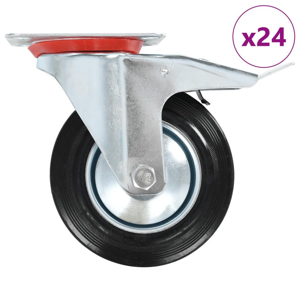 Schwerlastrolle 24 Stk. Lenkrollen 160 mm