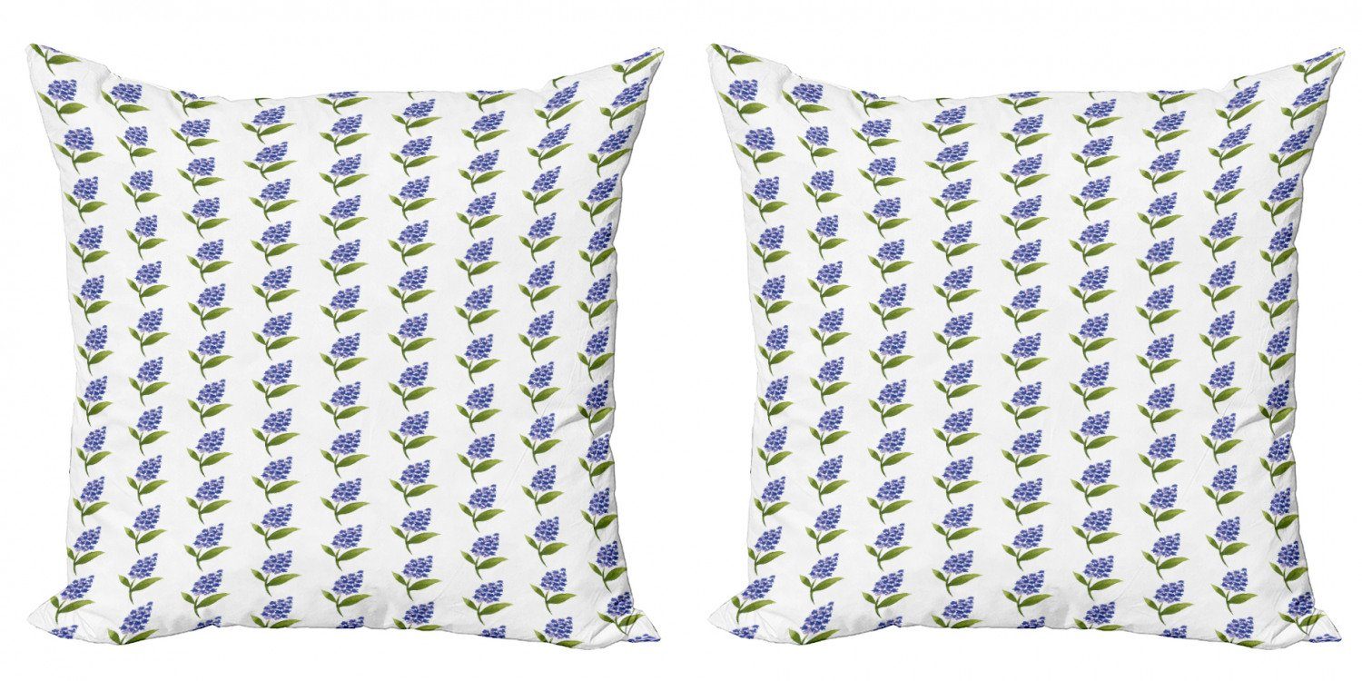 Accent Aquarell Lila Modern Abakuhaus Muster Doppelseitiger Kissenbezüge (2 Blume Stück), Digitaldruck,