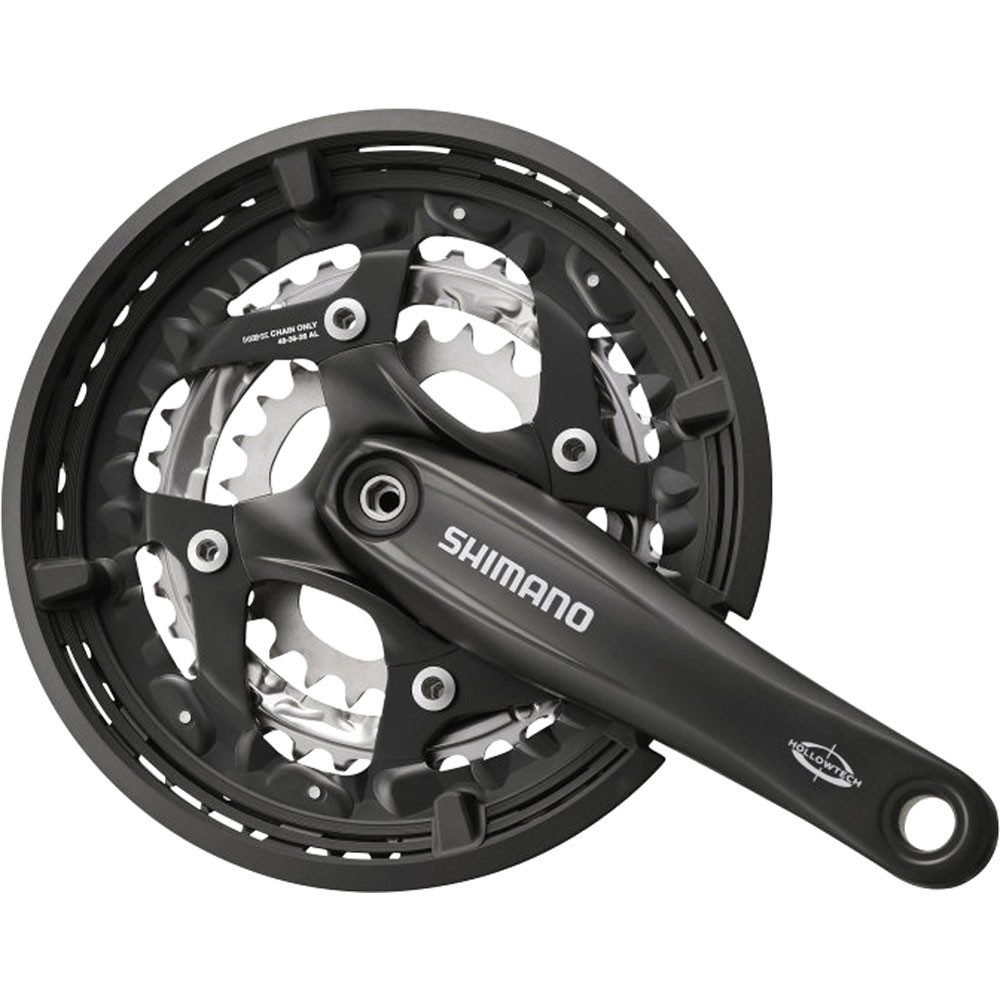 Fahrradkurbel SHIMANO Kurbelgarnitur Trekking FC-T521 OCTALINK 175mm 48-36-26Z. 3x10