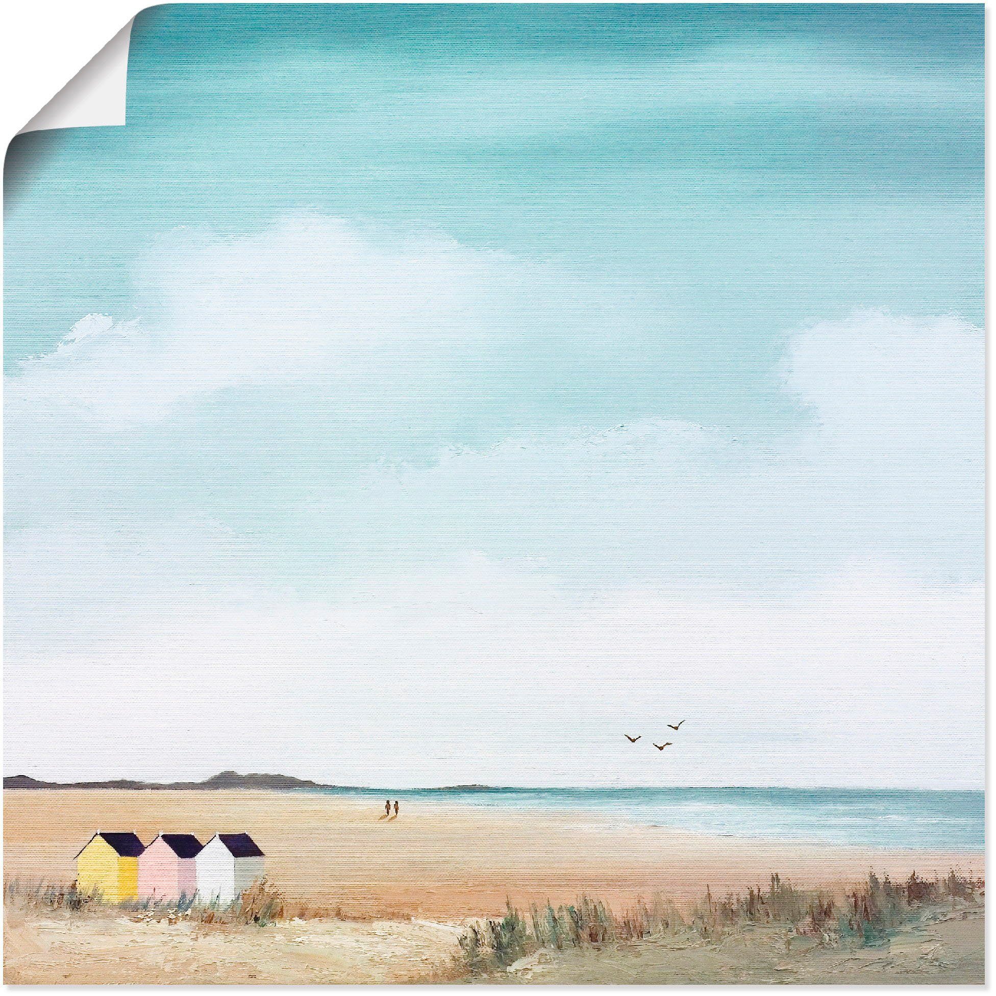 Artland Wandbild Sonniger Morgen III, Strand günstig online kaufen