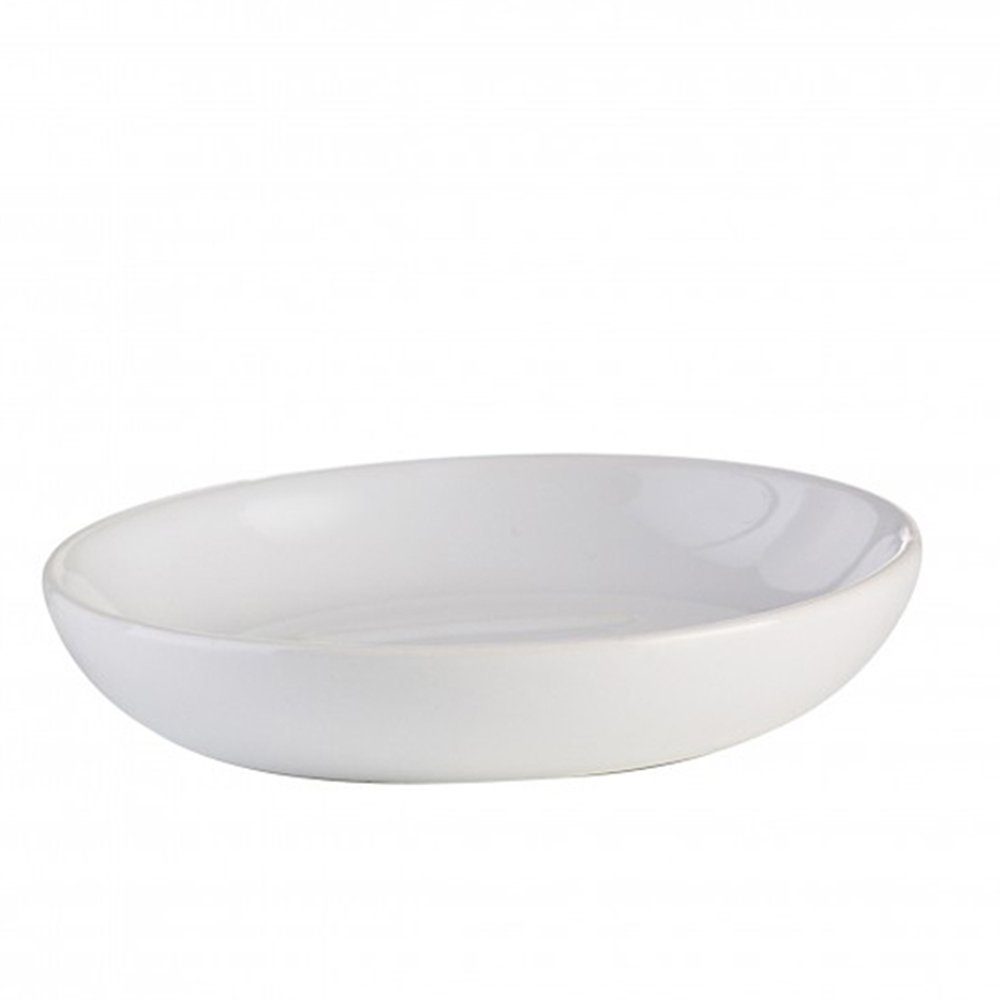 axentia Seifenschale Leander Seifenhalter aus Keramik Bad−Deko 10,5x10,5x2cm, Breite: 10.5 cm